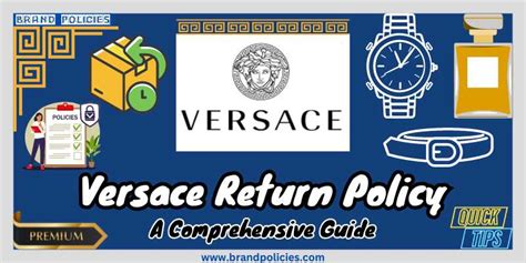 versace refund policy|versace returns online.